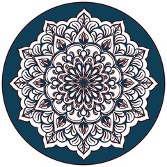 Geometric and Floral Mandala Art 