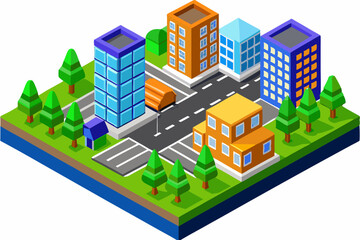 vector illustration of a city