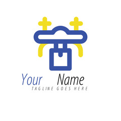 Drone Delivery Service Logo Design. Fast and Reliable Package Delivery