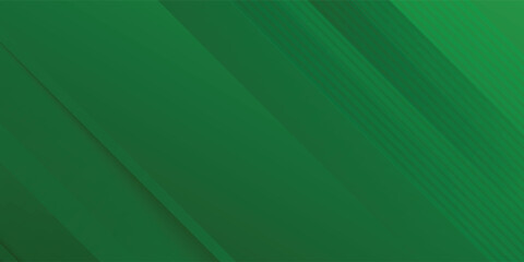 Abstract green sporty background template vector with shiny lines and lights. Green background with strong pattern modern