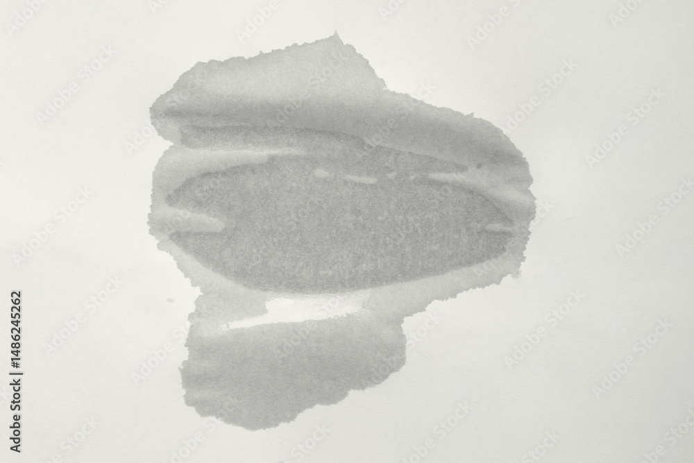 Poster wet spot on paper. empty wet sheet of paper. texture of paper damaged by splashes