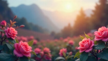 Blurry, out-of-focus background image, perfect for layering Ideal for design projects needing a soft, indistinct backdrop , visual element, background image, dreamy