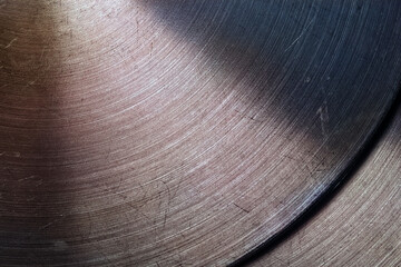 Dark metal texture. Treated scratched metal surface