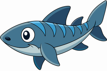 barracuda vector on white background