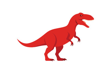 Tyrannosaurus Rex Dinosaur Vector Art Illustration 