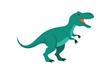 Tyrannosaurus Rex Dinosaur Vector Art Illustration 