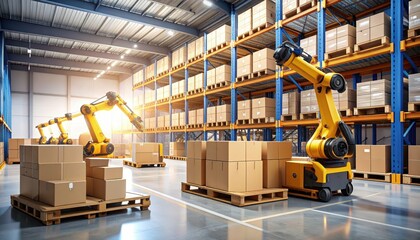 Advanced Robotic Picker System in a Dusty Warehouse Environment