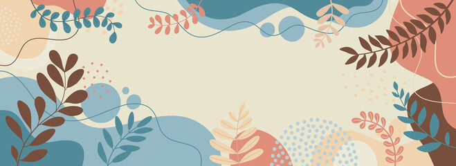 Design banner frame background .Colorful poster background vector illustration.