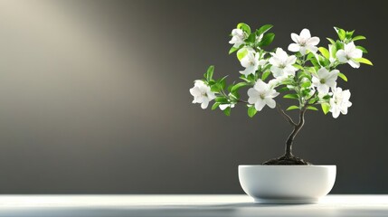 white Peach Apricot blossom flower tree vase pot traditional vietnamese, Chinese new year, tet Lunar New year decoration on a white, Lucky charm of cherry flower branch bonsai for wishing lucky