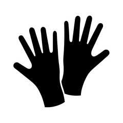 Two black hands open wide on white background to show diversity