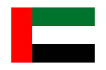 Flag of the United Arab Emirates vector