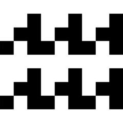 Zodiac signs. Aquarius icon. Pixel art zodiac signs symbol 