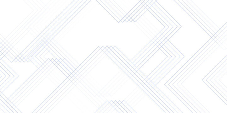 White background design with layers of textured white transparent material in squares shapes. seamless modern white and gray color technology concept geometric line. abstract modern square grid patter