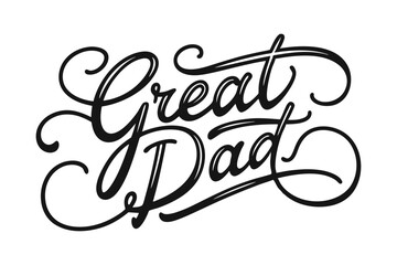 Typography design for world’s best dad
