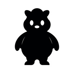 Naklejka premium Assorted Haribo Black Vector Silhouette Clipart