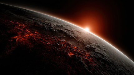 Raging solar plasma dances with the brilliance of exploding flares, showcasing the intense beauty of a hyperrealistic solar surface