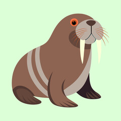 illustration of a walrus