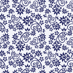 Floral pattern design, vector illustration background