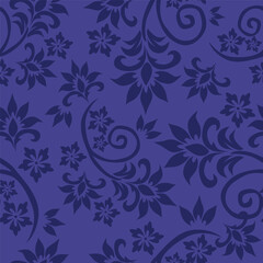Floral pattern design, vector illustration background
