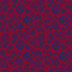 Floral pattern design, vector illustration background