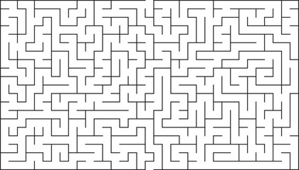 Complex Maze Puzzle Intricate Paths, Challenge, Labyrinth, Game, Strategy, Solution, Brain Teaser, P