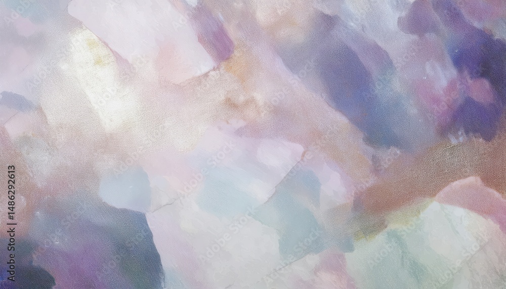 Poster soft pastel abstract texture with iridescent brush strokes and watercolor marble effect for elegant 