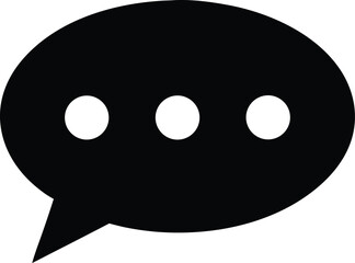 Fototapeta premium chat bubble, sms vector icon