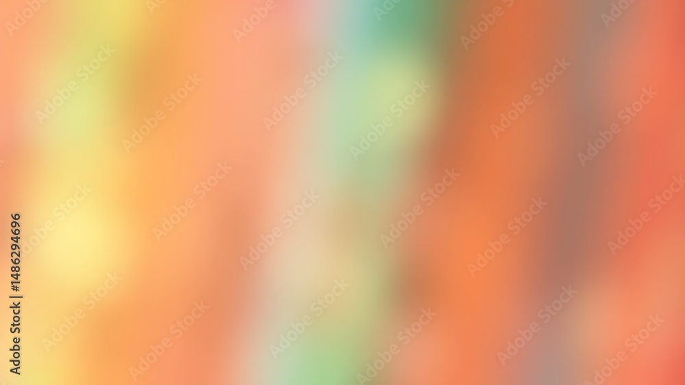 Canvas Prints abstract blurred background with soft blended colors of orange yellow and green gradients