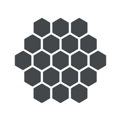 Abstract Honeycomb Pattern Graphic Design Element for Branding and Backgrounds