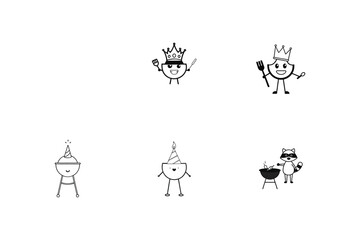 vector illustration of a silhouette of an angel