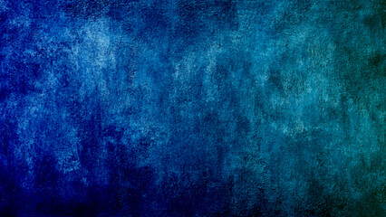 Black blue green texture background. Dark matte elegant background with space for design. Abstract Blue Textured Wall Background
