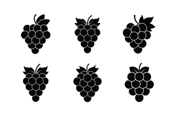 Juicy Grapes 3D Vector Icon Graphic