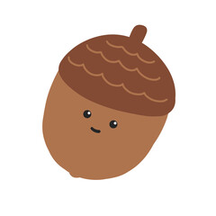 Pine cone smile face