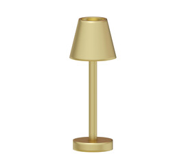 table lamp gold 3D