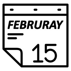 Februray Icon