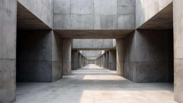 Flying Forward Through Concrete Passage