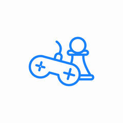 gaming strategy icon sign vector