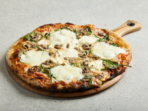 Thin crust pizza - Powered by Adobe