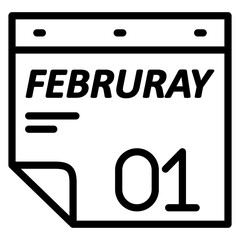 Februray Icon