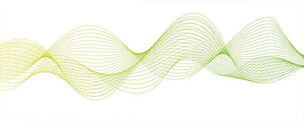 Abstract vector line isolated flow stripe lemon music and speed line beautiful digital gradient texture. Abstract wave line for banner, template, wallpaper background with wave design.