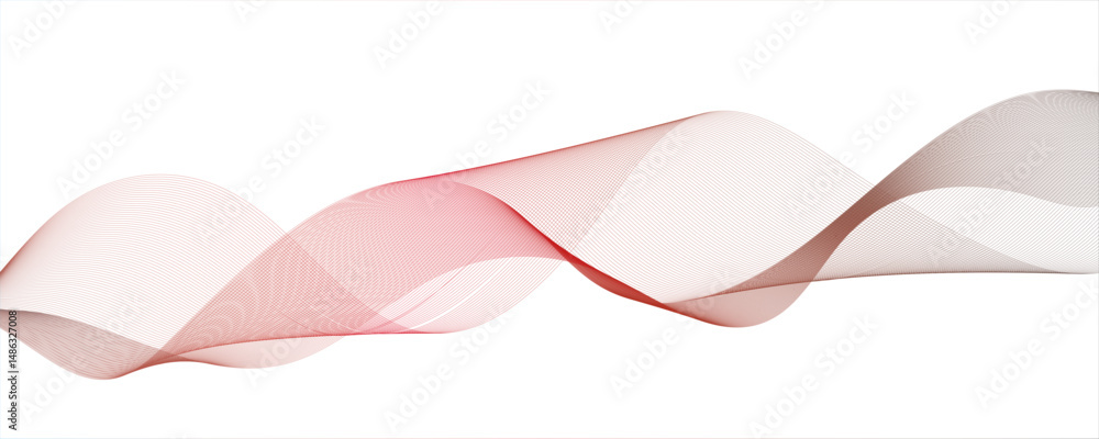 Poster abstract vector line isolated flow stripe maroon music and speed line beautiful digital gradient tex