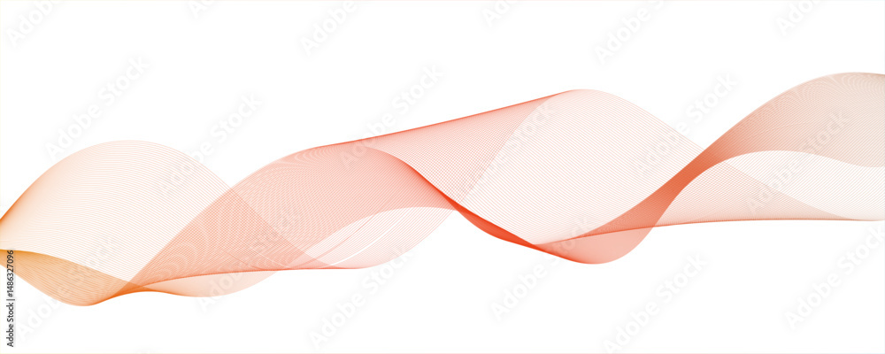 Poster abstract vector line isolated flow stripe red music and speed line beautiful digital gradient textur