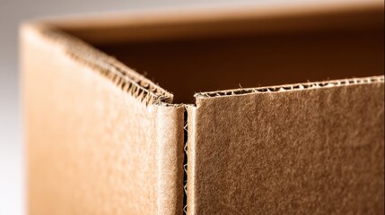 Close-up of a cardboard box corner (2)