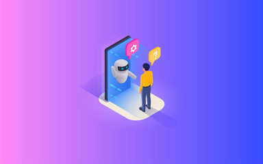 chatbot-messenger-program-concept-with-support-symbols-isometric-vector-illustration 02