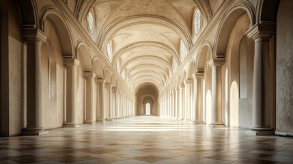 Real photo effect, light texture&iuml;&frac14;&OElig;real photos&iuml;&frac14;&OElig;Interior, Renaissance style building, central axis composition, depth of field&iuml;&frac14;&OElig; real photos 