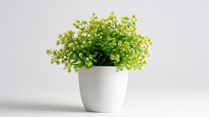 Small potted plant, vibrant green foliage (1)