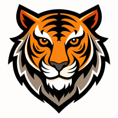 Fototapeta premium tiger head mascot vector
