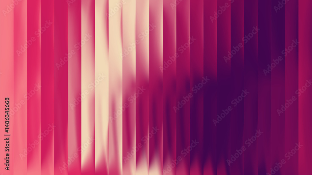 Poster purple ribbed glass neon fractal gradient background. abstract blur pattern on purple. aura mesh gra