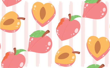 Fototapeta premium Pastel Peachy Background – Fresh Summer Look