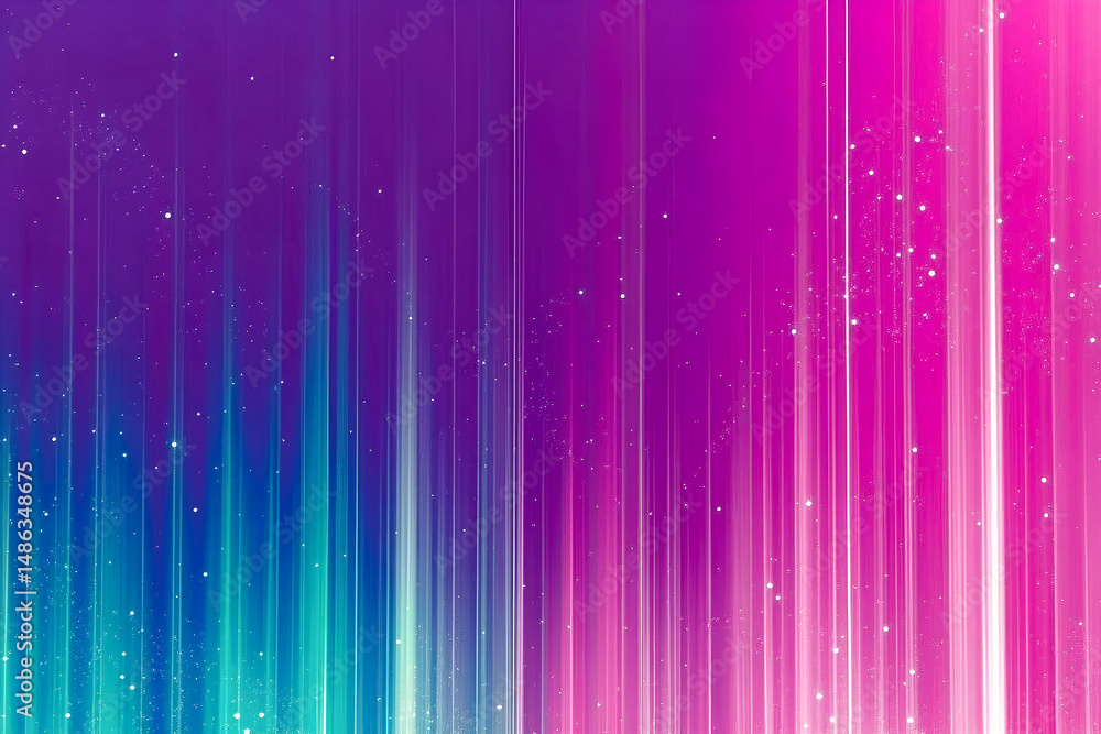 Poster abstract and colorful gradient background with vertical lines and sparkling accents creating an eleg